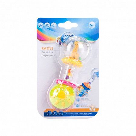 Погремушка Canpol babies BALLS с жирафом 0м+ (2/457) yellow