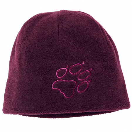 На картинке изображен Шапка детская Jack Wolfskin Kids Fleece Cap 1901891 purple Шапка детская Jack Wolfskin Kids Fleece Cap 1901891 purple