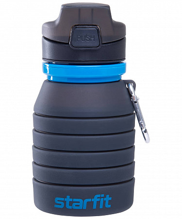 Складная бутылка для воды Starfit FB-100 с карабином