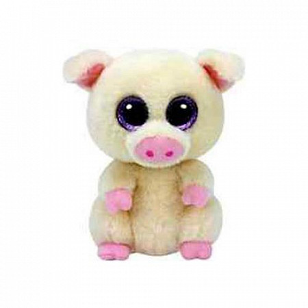 Мягкая игрушка TY Поросенок Piggley Beanie Boos 15 см 37200