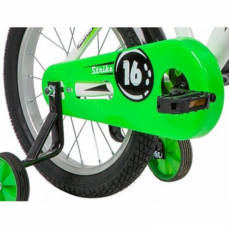 Велосипед Novatrack 16" Strike (2020) сталь white/green