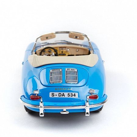 Машинка Bburago 1:18 Porsche 356B Cabriolet 1961 (18-12025) blue