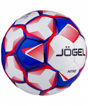 Мяч футбольный Jogel Nitro №5 blue/white/red