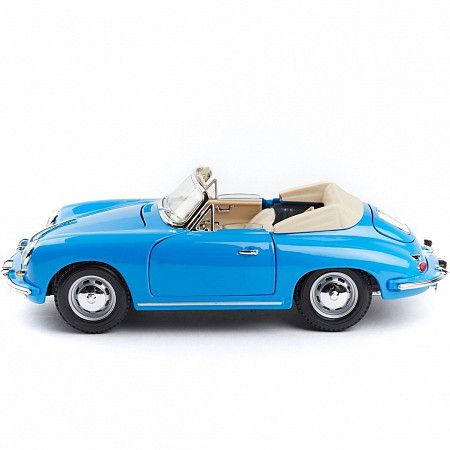 Машинка Bburago 1:18 Porsche 356B Cabriolet 1961 (18-12025) blue