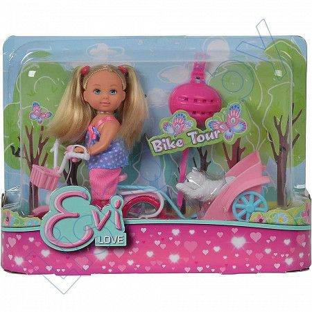 Кукла Evi Love Bike Tour 12 см. (105730783) pink