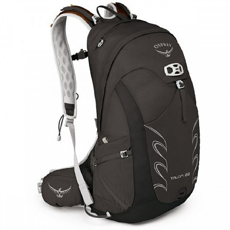 На картинке изображен Рюкзак универсальный Osprey Talon 22 S-M Black Рюкзак универсальный Osprey Talon 22 S-M Black