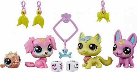 Набор фигурок Littlest Pet Shop Петы с предсказанием (E7258)