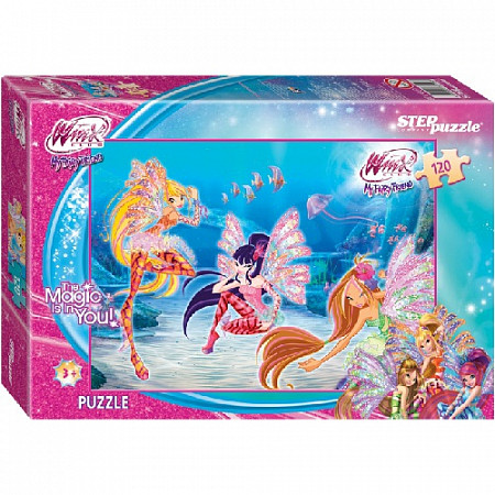 На картинке изображен Пазлы Step Puzzle 120 "Winx" (Rainbow) набор 1 Пазлы Step Puzzle 120 "Winx" (Rainbow) набор 1