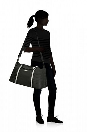 На картинке изображен Сумка American Tourister Uptown Vibes64G-19004 Black/Grey Сумка American Tourister Uptown Vibes64G-19004 Black/Grey