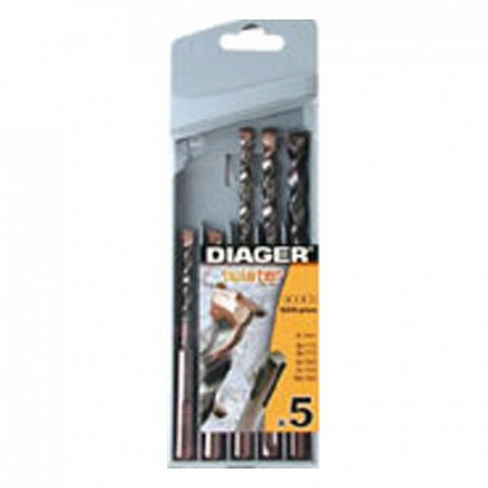 Набор сверл Diager SDS-Plus 0,6-10 мм 5 штук 136C