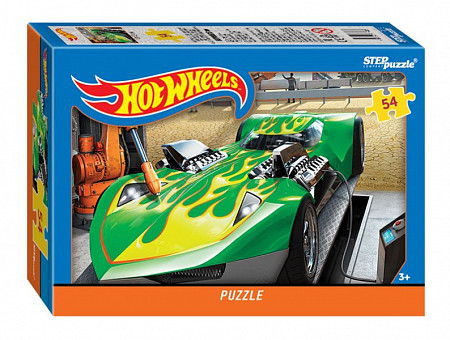 Мозаика Step Puzzle 54 Mattel Hot Wheels 71143