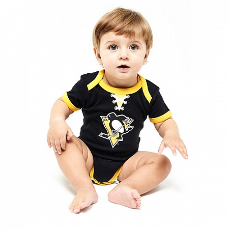 Боди для новорожденных Atributika&Club NHL Pittsburgh Penguins 153120 black