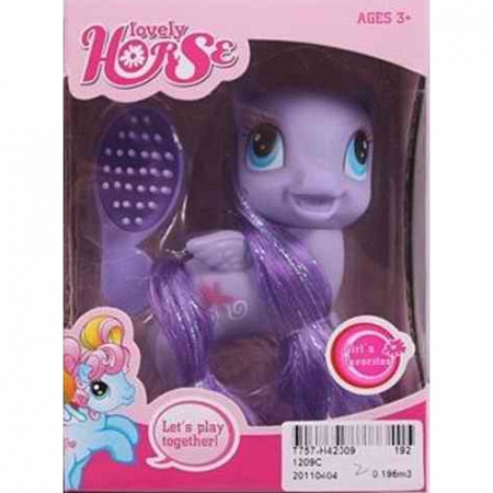 Кукла Ausini Пони с аксессуарами ZH41 purple