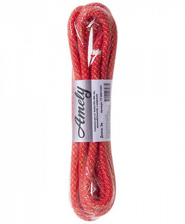 Скакалка для художественной гимнастики Amely 3 м RGJ-304 red/gold