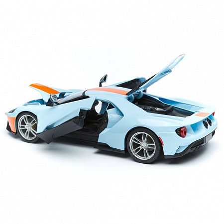 Машинка Maisto 1:18 2017 Ford GT (31384) blue/orange