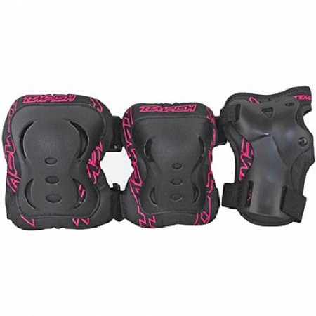 Комплект защиты для роликовых коньков Tempish Fid, pink