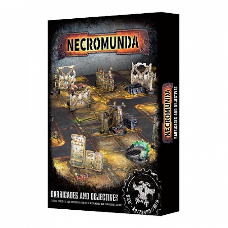 Набор аксуссуаров Games Workshop Warhammer Necromunda Barricades and Objectives 300-04