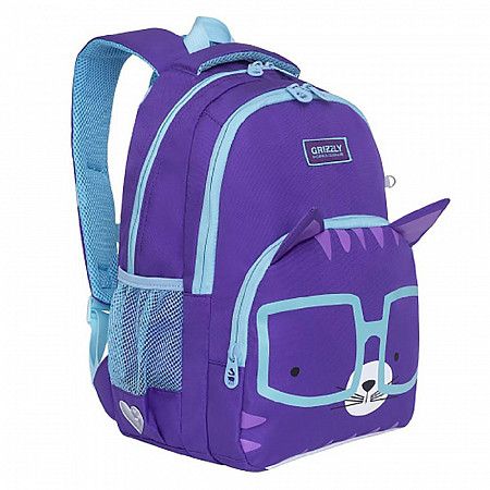 Школьный рюкзак для девочек GRIZZLY RG-966-2 purple