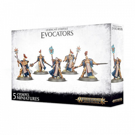 На картинке изображен Фигурки Games Workshop Warhammer: Stormcast Eternals Evocators 96-42 Фигурки Games Workshop Warhammer: Stormcast Eternals Evocators 96-42