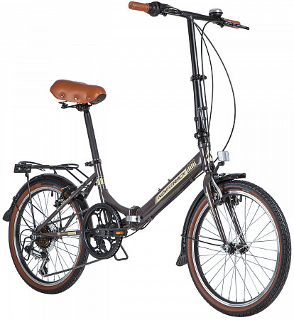 Велосипед Novatrack Aurora 20" (2020) 20FAURORA6S.BN20 brown