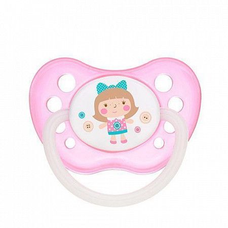 Пустышка Canpol babies Toys Латексная Ортодонтическая 18+ мес. (23/261) pink