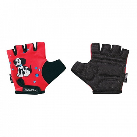 Велоперчатки детские Force Kid 905325 red