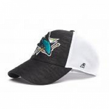 Бейсболка Atributika&Club NHL San Jose Sharks 31056 black/white