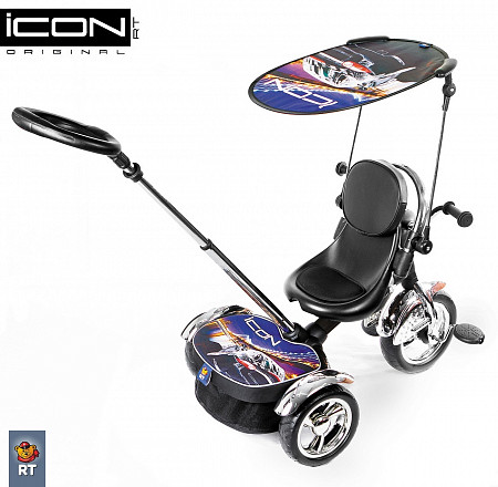 Трехколесный велосипед Icon 4 RT Original Mat Car black