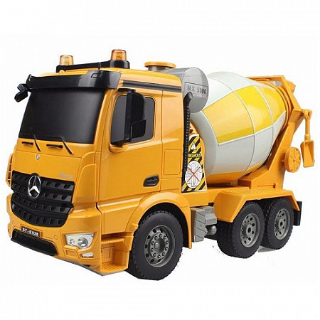 Радиоуправляемая бетономешалка на базе Double Eagle Mercedes-Benz Antos E528-003