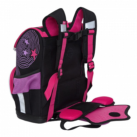 Рюкзак школьный GRIZZLY RAv-088-4 /1 black/honeysuckle