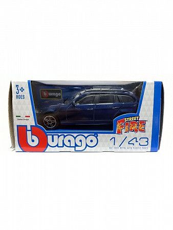 На картинке изображен Машинка Bburago 1:43 BMW 3 Series Touring (18-30000/18-30220) blue Машинка Bburago 1:43 BMW 3 Series Touring (18-30000/18-30220) blue