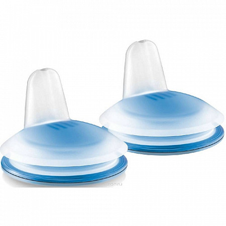 Носик для чашки-непроливайки Philips Avent 6+ мес 2 шт SCF252/00 blue