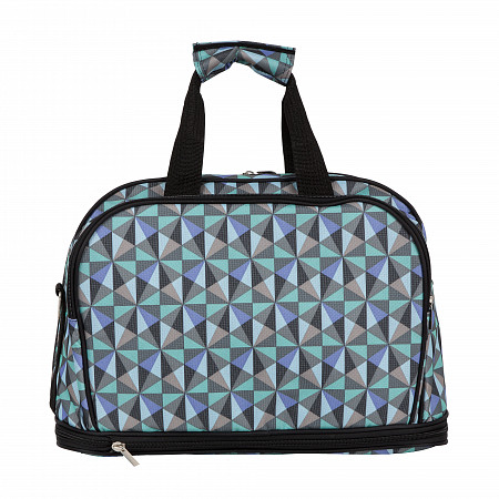 Дорожная сумка Polar Цветы П7092 green