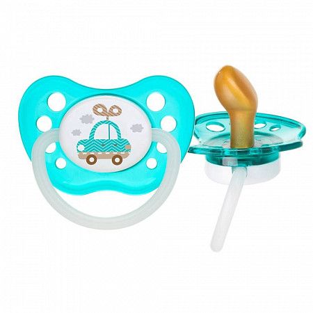 Пустышка Canpol babies Toys Латексная Ортодонтическая 18+ мес. (23/261) blue