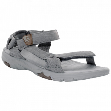 На картинке изображен Сандалии женские Jack Wolfskin Seven Seas 2 Sandal W tarmac grey Сандалии женские Jack Wolfskin Seven Seas 2 Sandal W tarmac grey