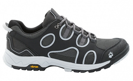 На картинке изображен Полуботинки Jack Wolfskin Crosswind Low M dark grey Полуботинки Jack Wolfskin Crosswind Low M dark grey