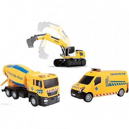 Набор строительной техники Dickie Toys 3 шт (203725002) yellow