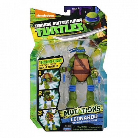 Фигурка Turtles 15 см серия Mutation (домашний питомец) , Лео. 91521