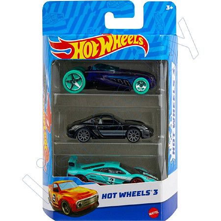 Набор машинок Hot Wheels 3 шт. (K5904 №107)