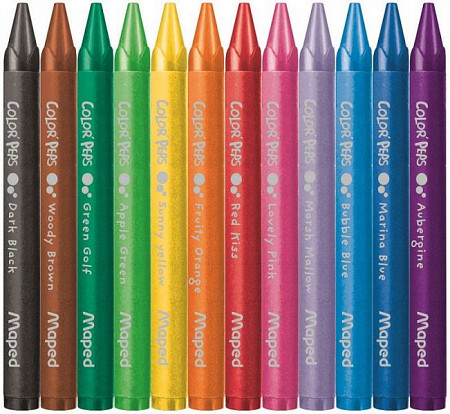 Мелки восковые Maped Color'Peps 861011