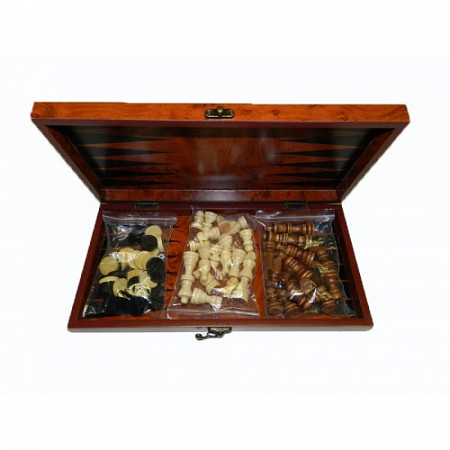 На картинке изображен Шахматы 3 в 1 (А003) Шахматы 3 в 1 (А003)