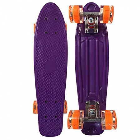 Penny board (пенни борд) Display Purple/orange LED