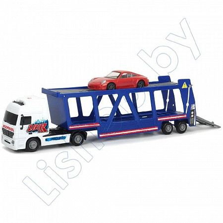Игрушка Dickie Toys Трейлер автовоз и машинка Porsche (203747004)