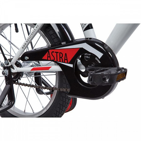 Велосипед Novatrack Astra 16" (2019) White/Red 163ASTRA.WT9