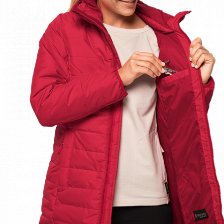 Пальто женское Jack Wolfskin Maryland Coat ruby red