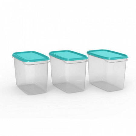 Набор контейнеров для заморозки Berossi Frost 16х10,1х17 см 1 л ИК75737000 3 шт. turquoise 