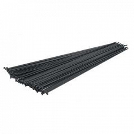 На картинке изображен Спицы Mach1 Inox Plus black 2/276 /10шт 383276 Спицы Mach1 Inox Plus black 2/276 /10шт 383276