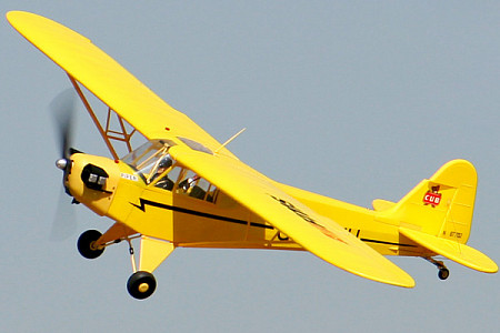 Радиоуправляемый самолёт FMS Piper J3 Cub 1400MM FMS035R