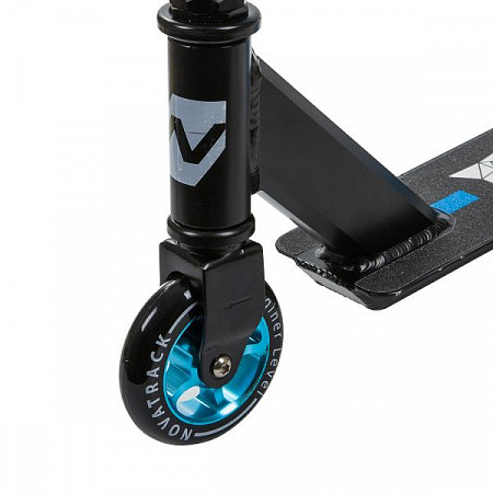 Самокат Novatrack Wolf El 100A.WOLF.BBL9 Black/Blue
