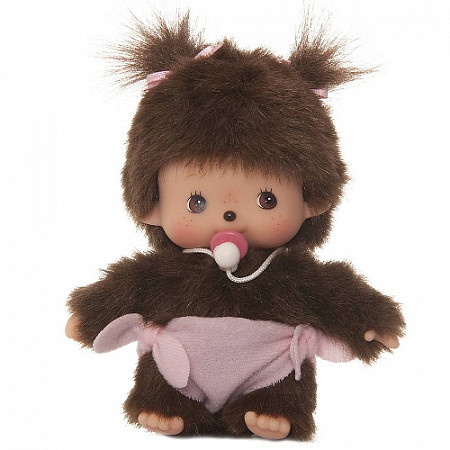 Мягкая игрушка Monchhichi Девочкак в подгузнике 235380